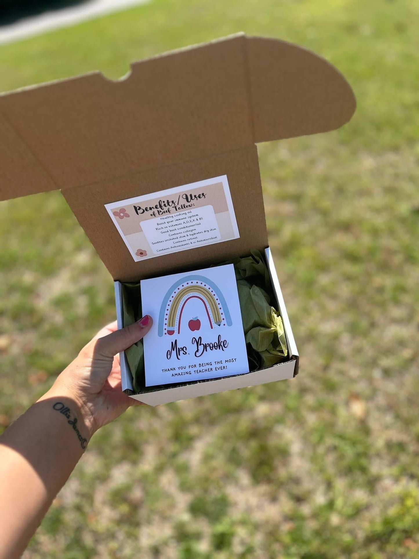 Customized Tallow Box